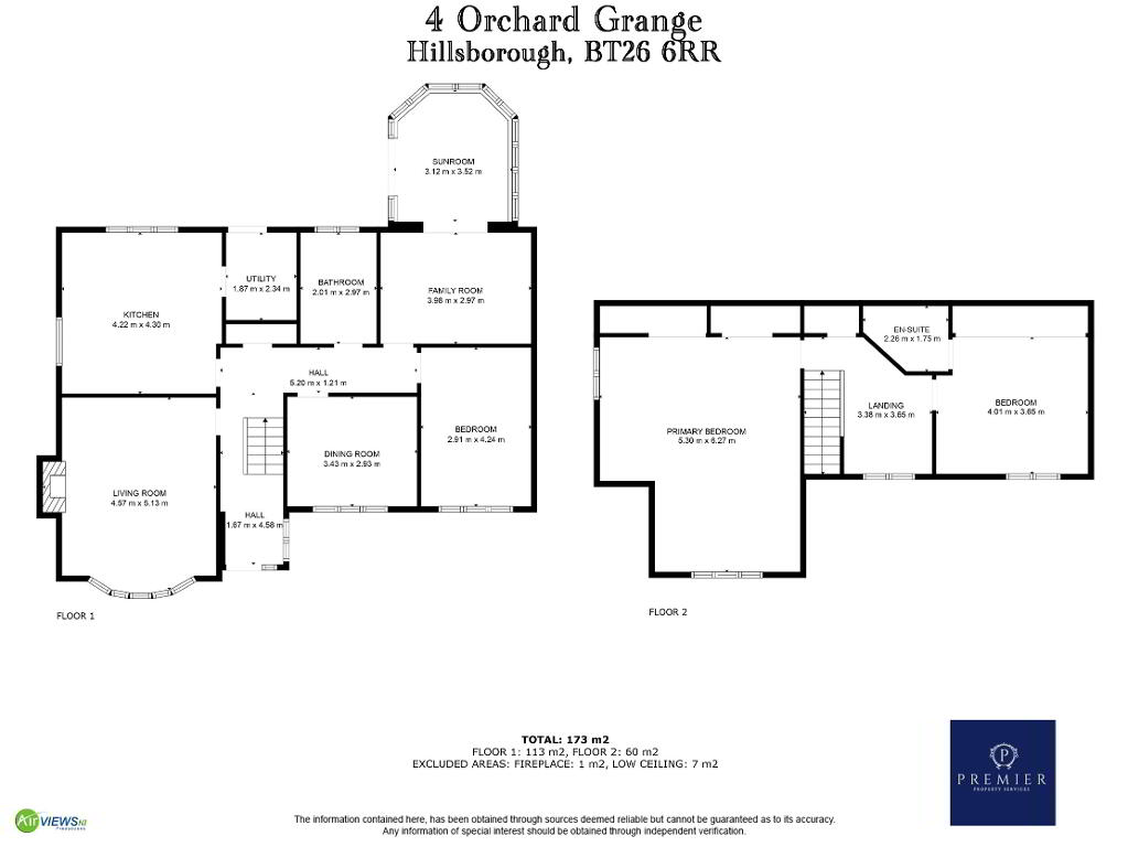 Floorplan 1 of 4 Orchard Grange, Hillsborough