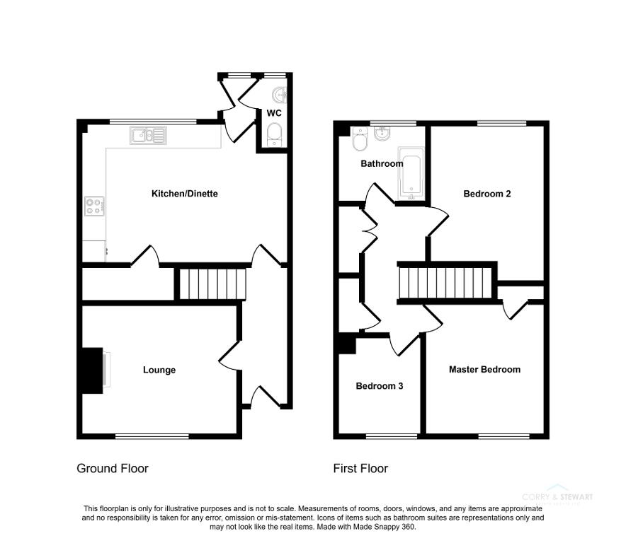Floorplan 1 of 56 Mullaghmore Drive, Omagh