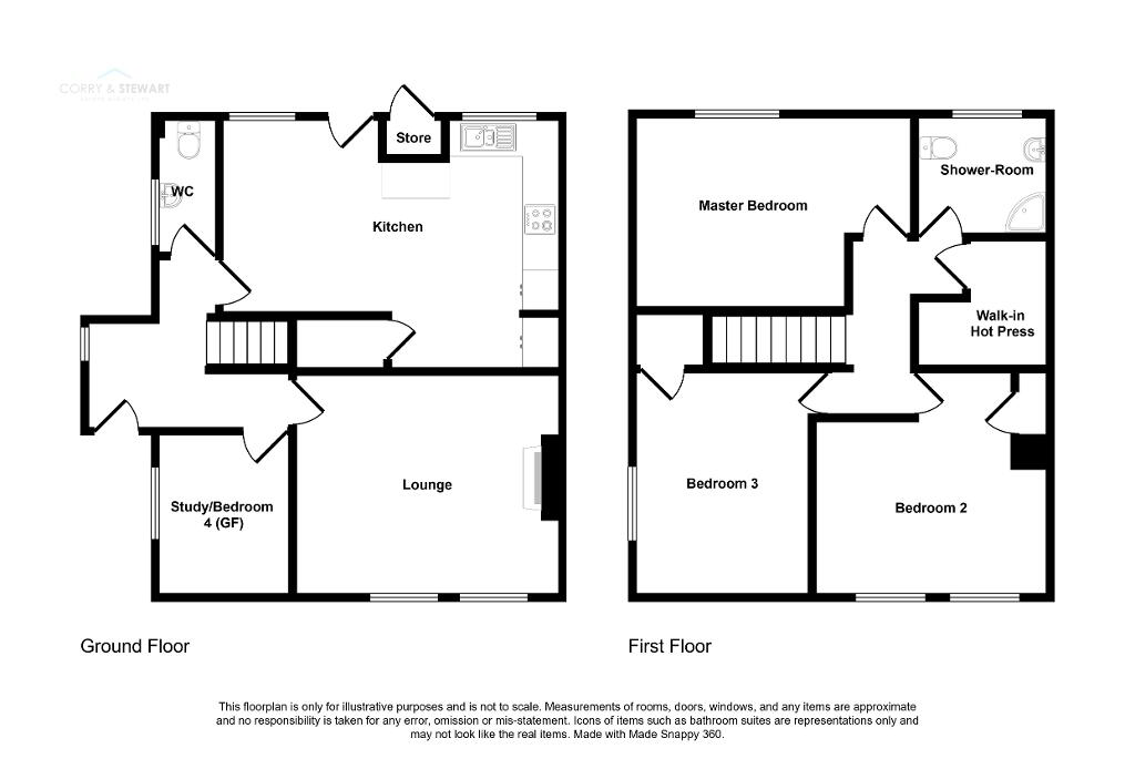 Floorplan 1 of 1 Lammy Crescent, Omagh
