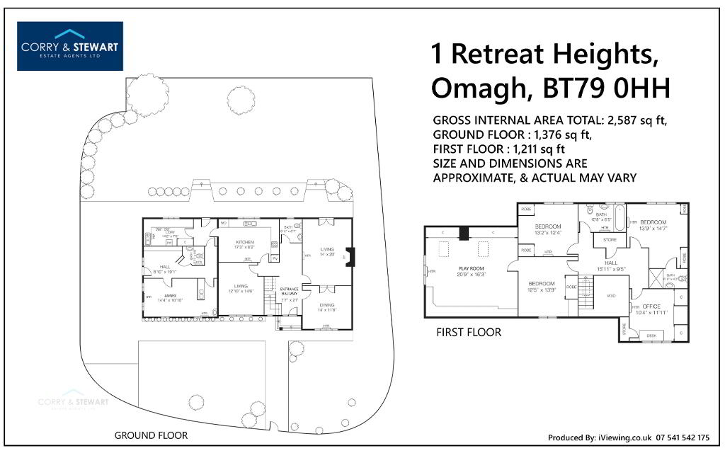 Floorplan 1 of 1 Retreat Heights, Omagh