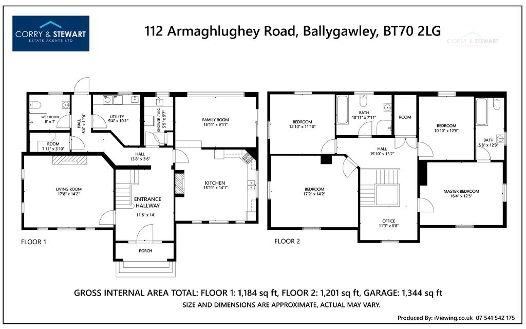 Floorplan 1 of 112 Armaghlughey Road, Ballygawley, Dungannon