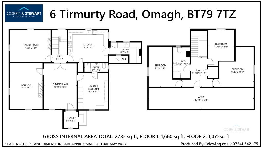Floorplan 1 of 6 Tirmurty Road, Omagh