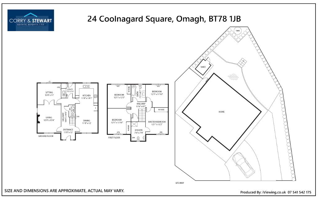 Floorplan 1 of 24 Coolnagard Square, Omagh