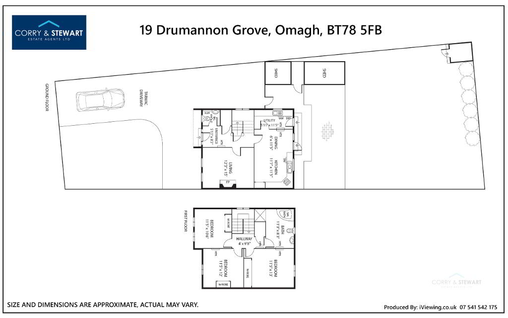 Floorplan 1 of 19 Drumannon Grove, Omagh