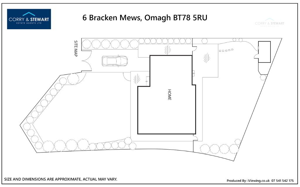 Floorplan 2 of 6 Bracken Mews, Omagh