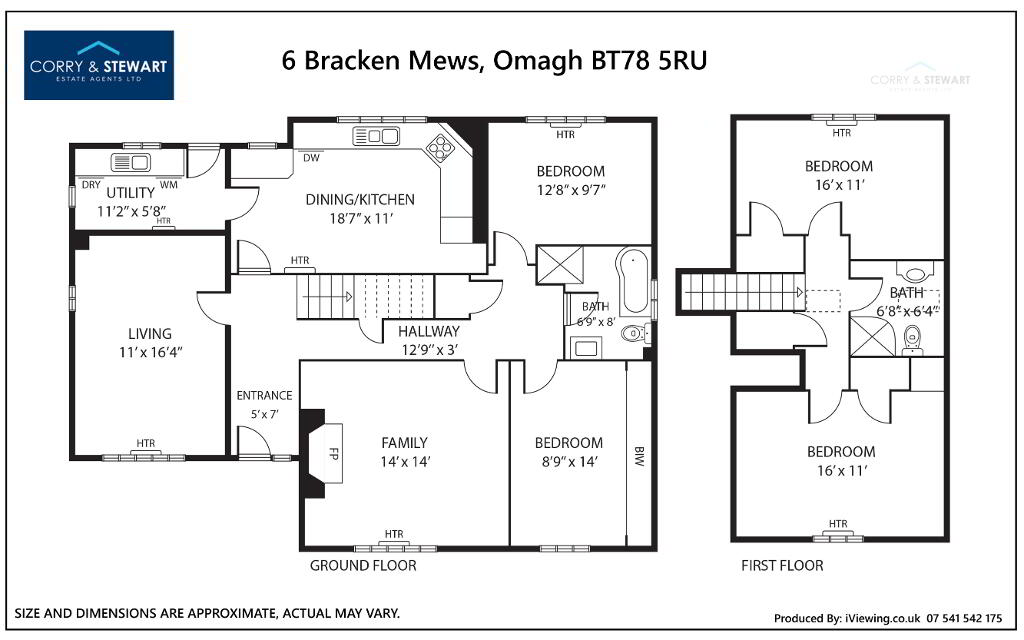 Floorplan 1 of 6 Bracken Mews, Omagh