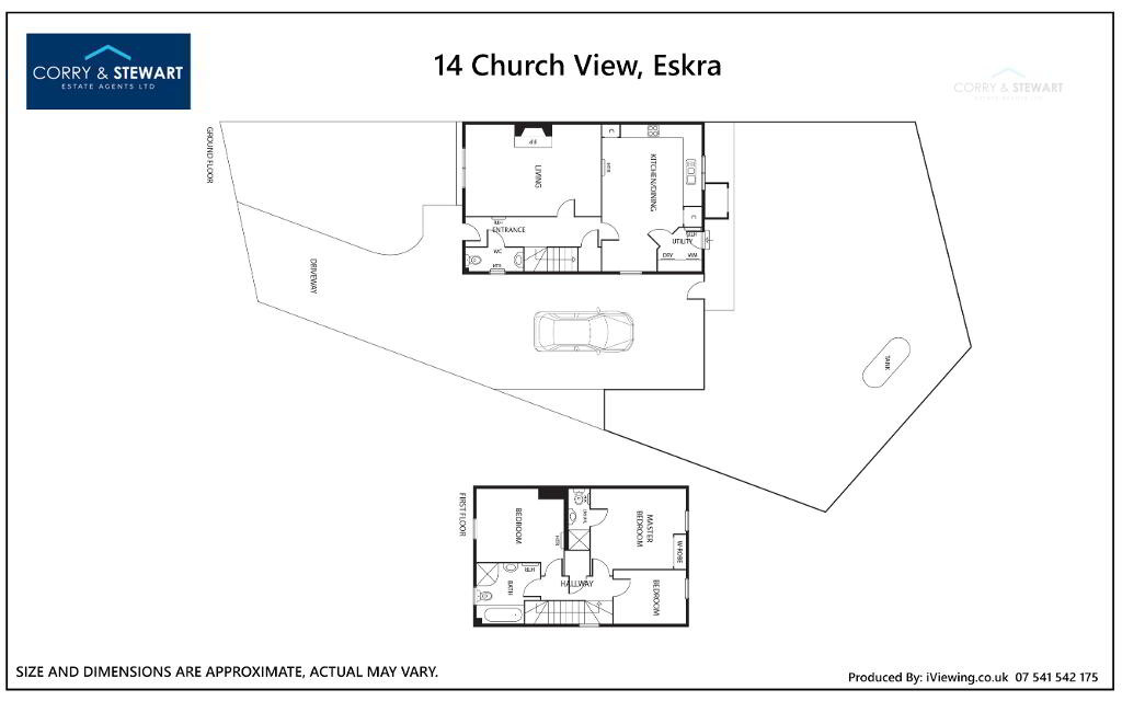 Floorplan 1 of 14 Church View, Eskra, Omagh