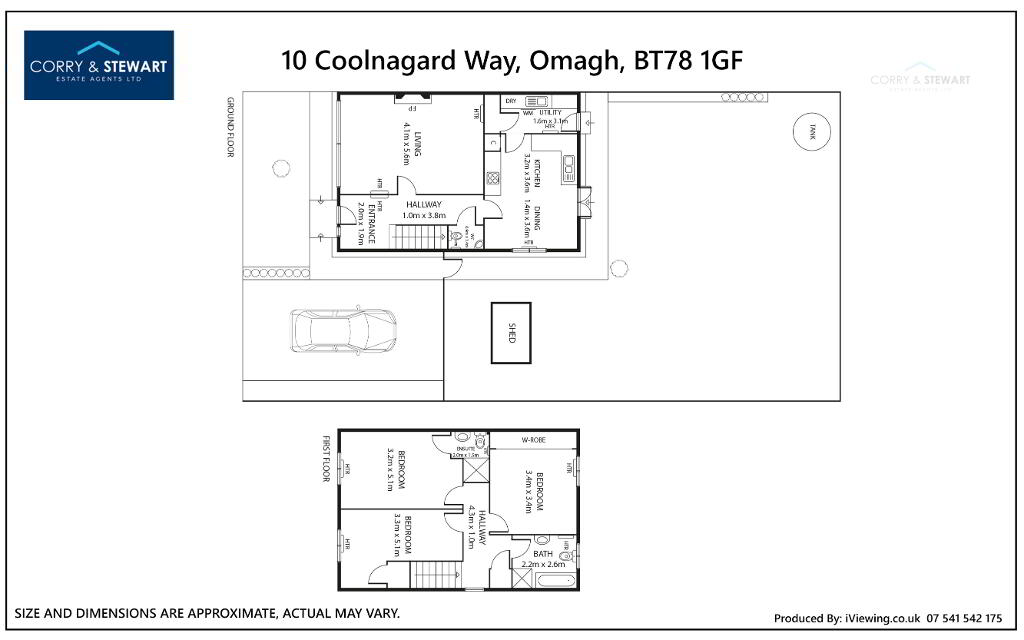 Floorplan 1 of 10 Coolnagard Way, Omagh