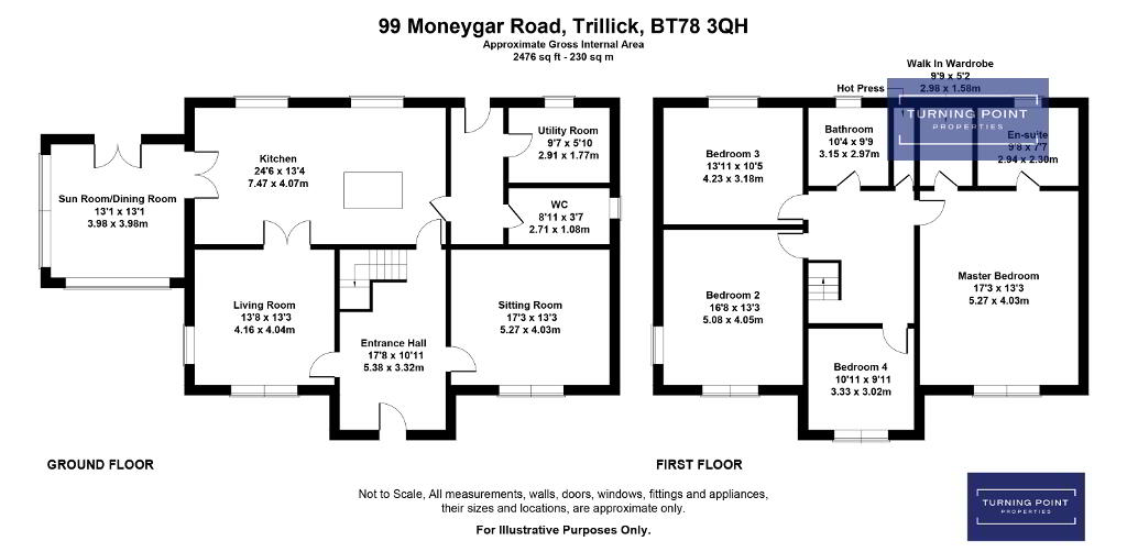 Floorplan 1 of 99 Moneygar Road, Trillick