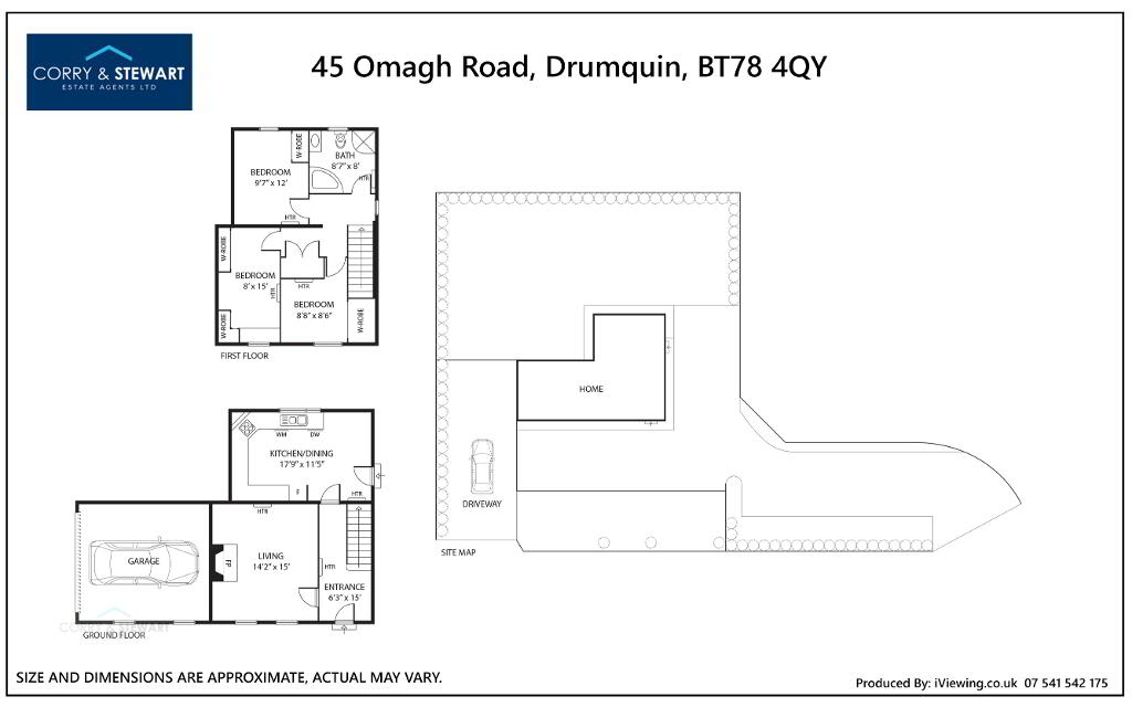 Floorplan 1 of 45 Omagh Road, Drumquin, Omagh