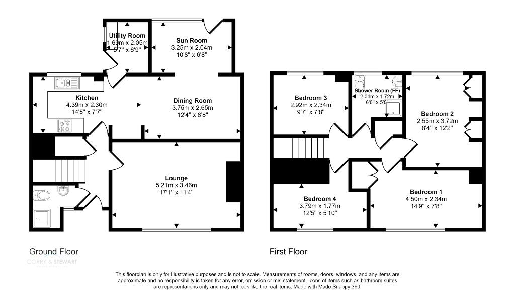 Floorplan 1 of 23 Fairview Gardens, Dromore, Omagh