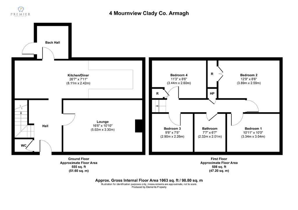 Floorplan 1 of 4 Mourneview Park, Cladymore Road, Clady, Armagh