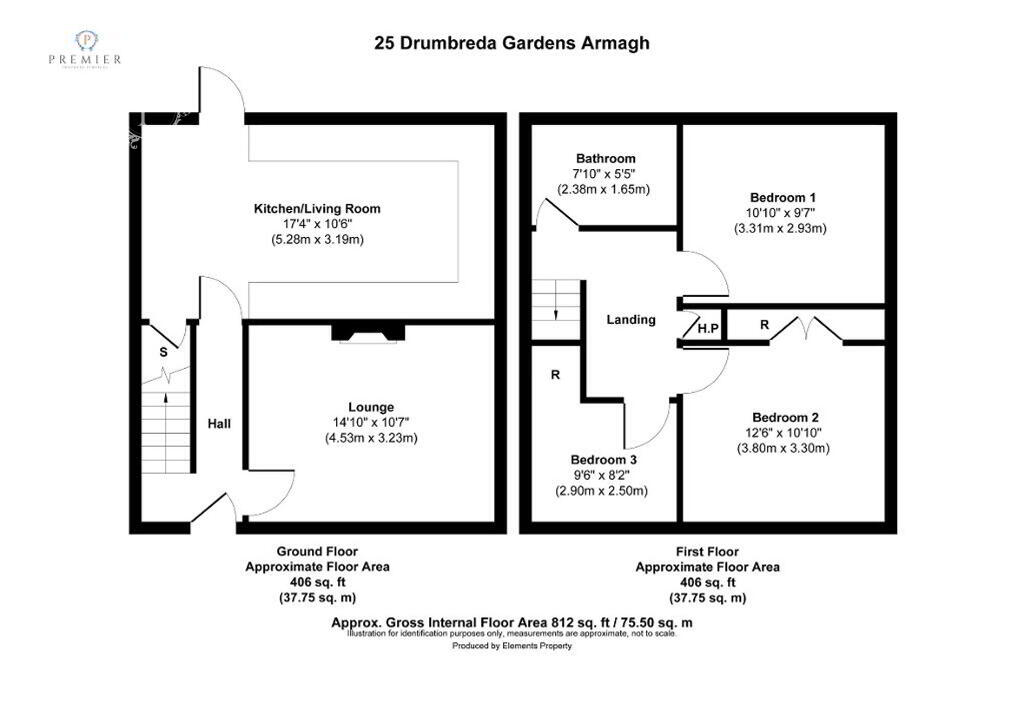 Floorplan 1 of 25 Drumbreda Gardens, Armagh