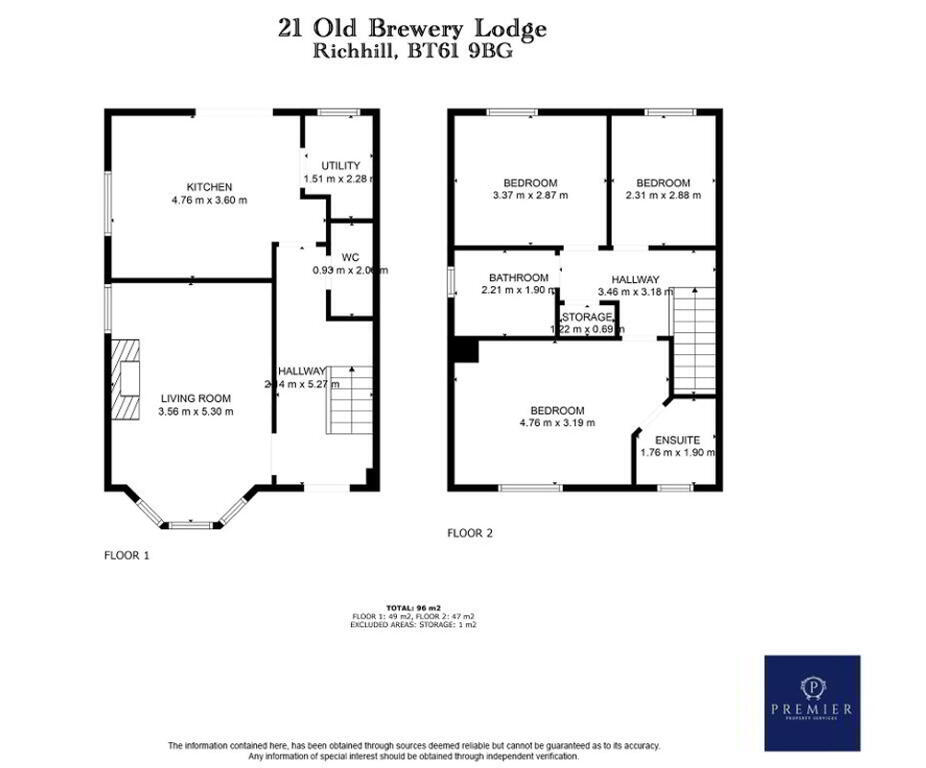 Floorplan 1 of 21 Old Brewery Lodge, Richhill