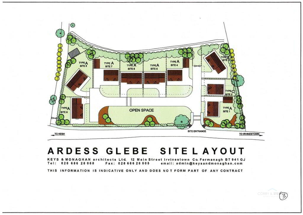 Floorplan 2 of House Type C, 2 Ardess Glebe, Kesh