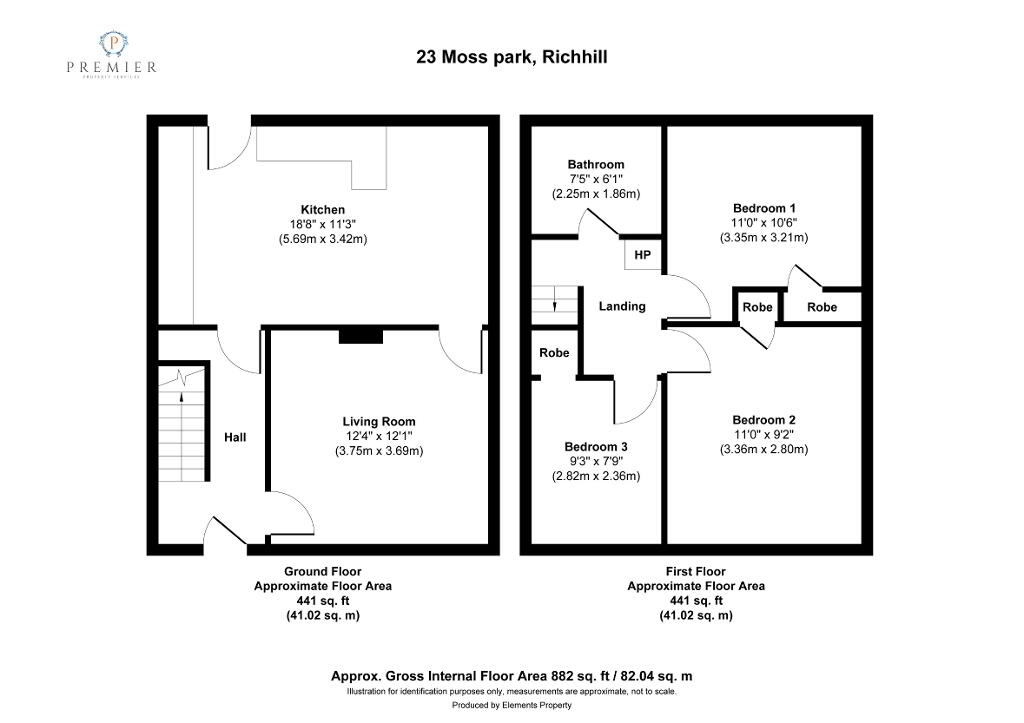 Floorplan 1 of 23 Moss Park, Richhill