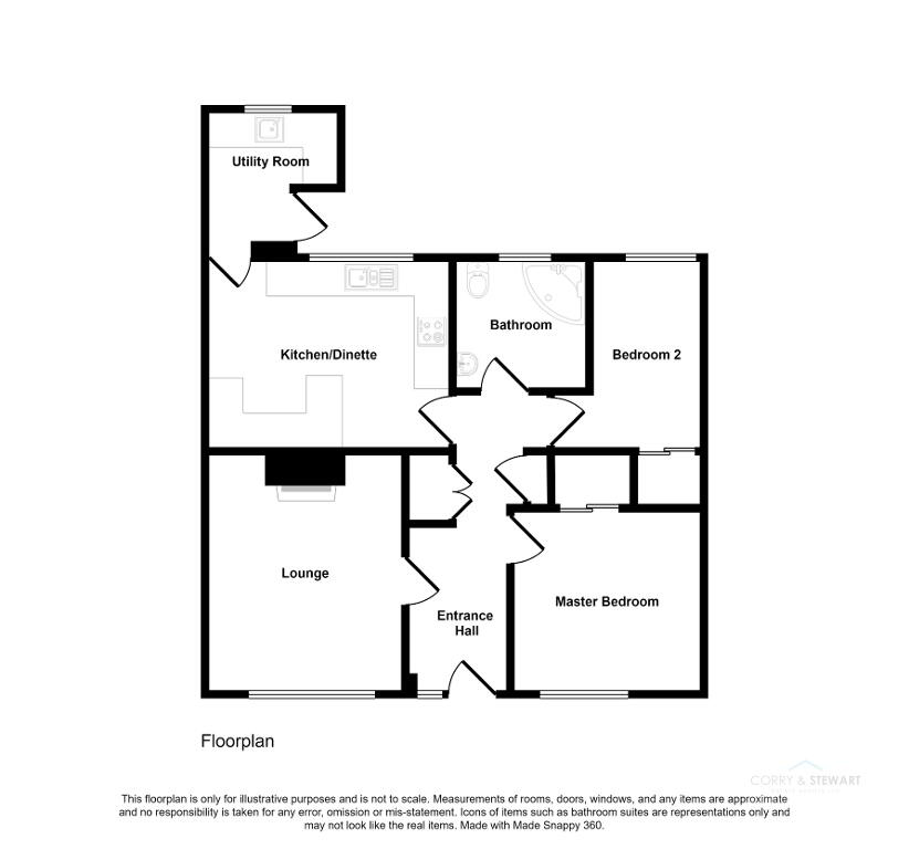 Floorplan 1 of 28 Beltrim Crescent, Omagh