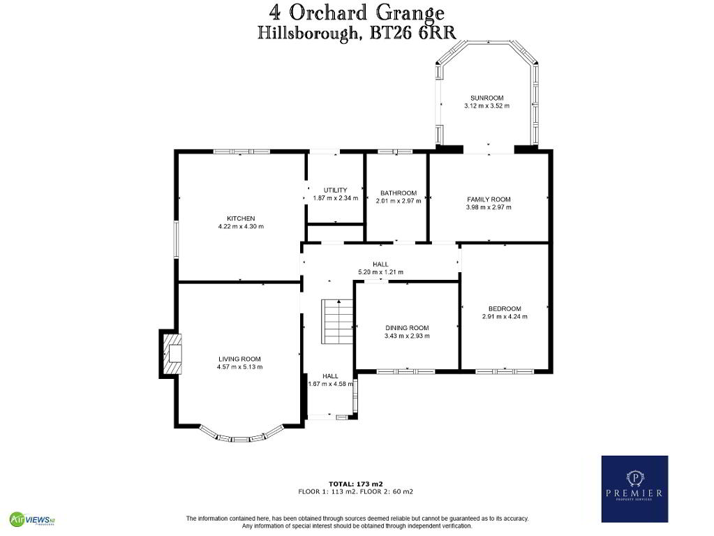 Floorplan 2 of 4 Orchard Grange, Hillsborough