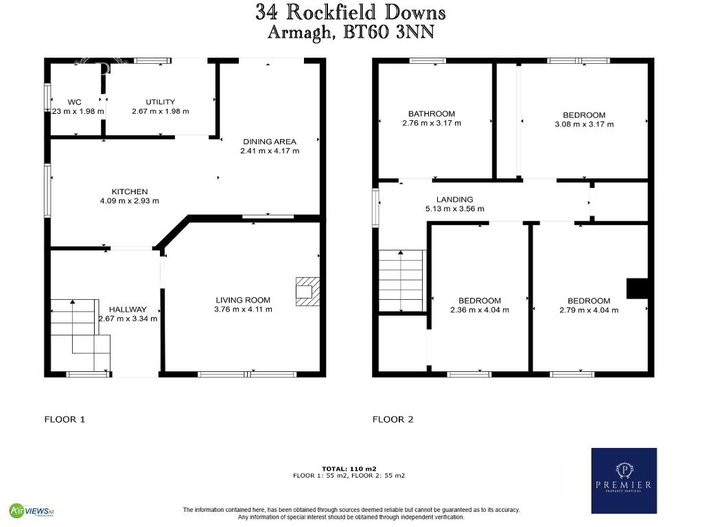 Floorplan 3 of 34 Rockfield Downs, Armagh