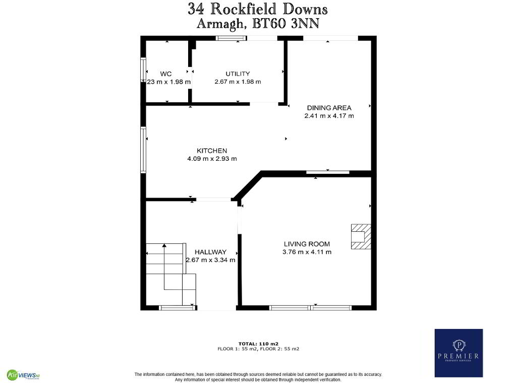 Floorplan 1 of 34 Rockfield Downs, Armagh