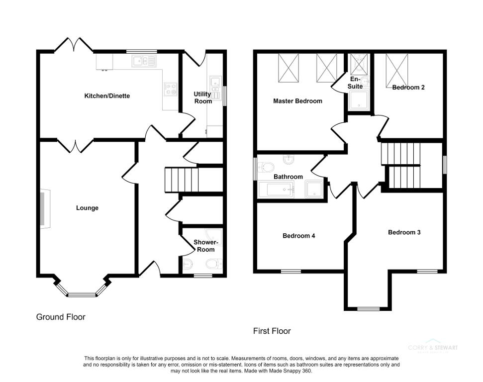 Floorplan 1 of 4 Ballymalus Grove, Omagh