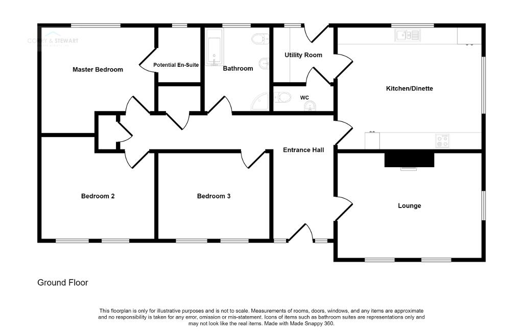 Floorplan 1 of 3 A Liggins Road, Glenhull, Greencastle, Omagh