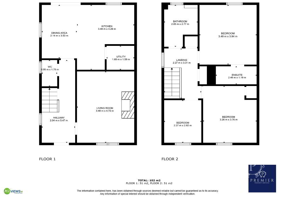 Floorplan 3 of 18 Spinners Court, Armagh