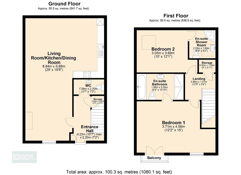 Floorplan 1 of 4 The Stables, The Mill Village, Comber