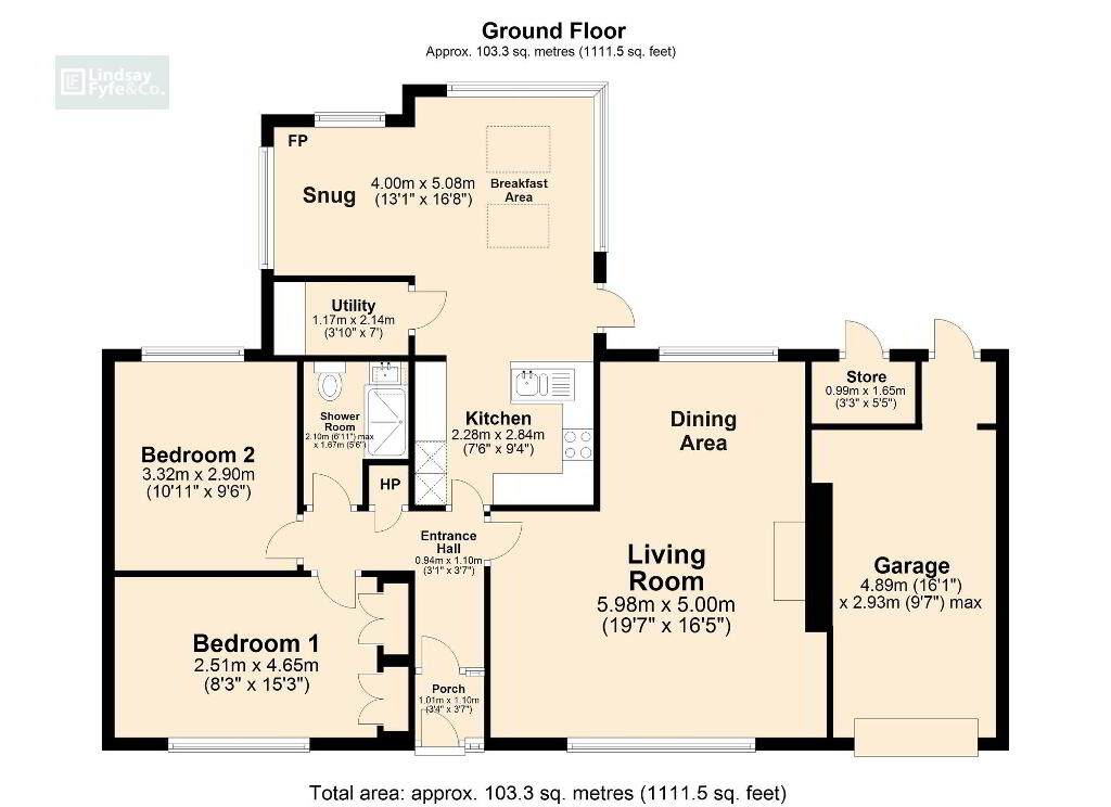 Floorplan 1 of 9 Orchard Drive, Whiterock, Killinchy