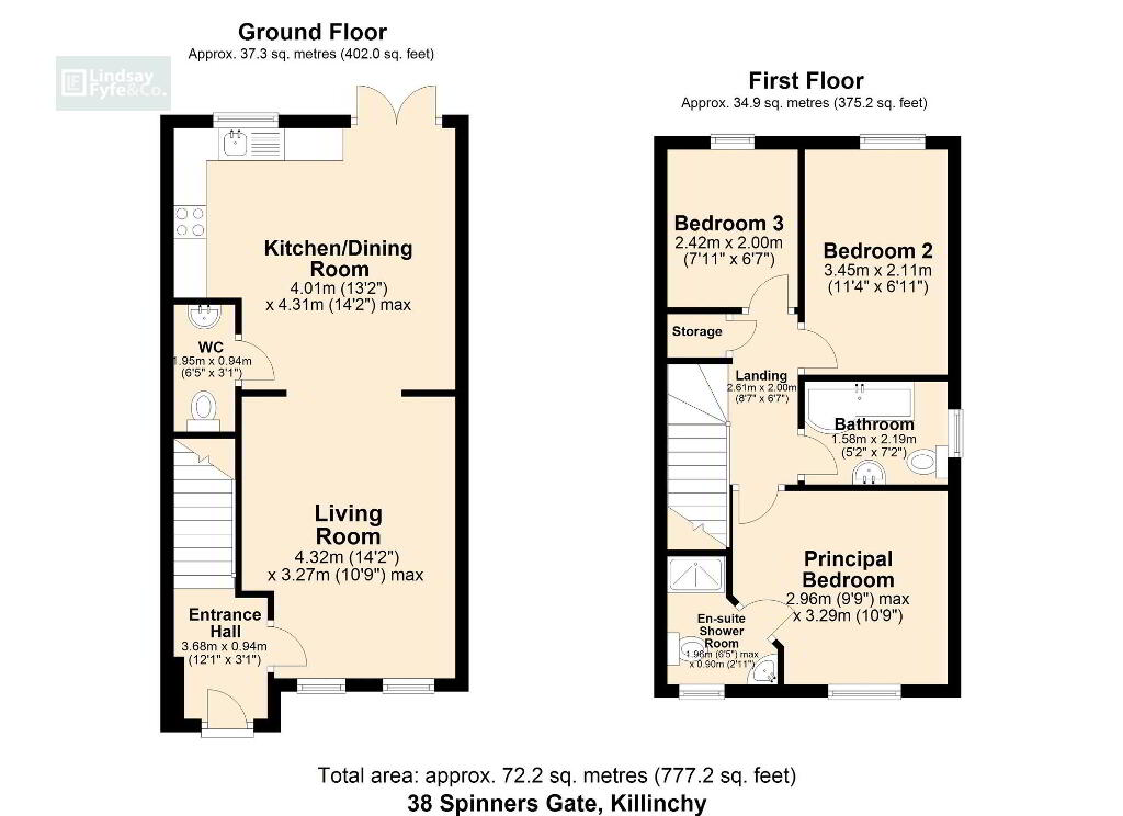 Floorplan 1 of 38 Spinners Gate, Killinchy