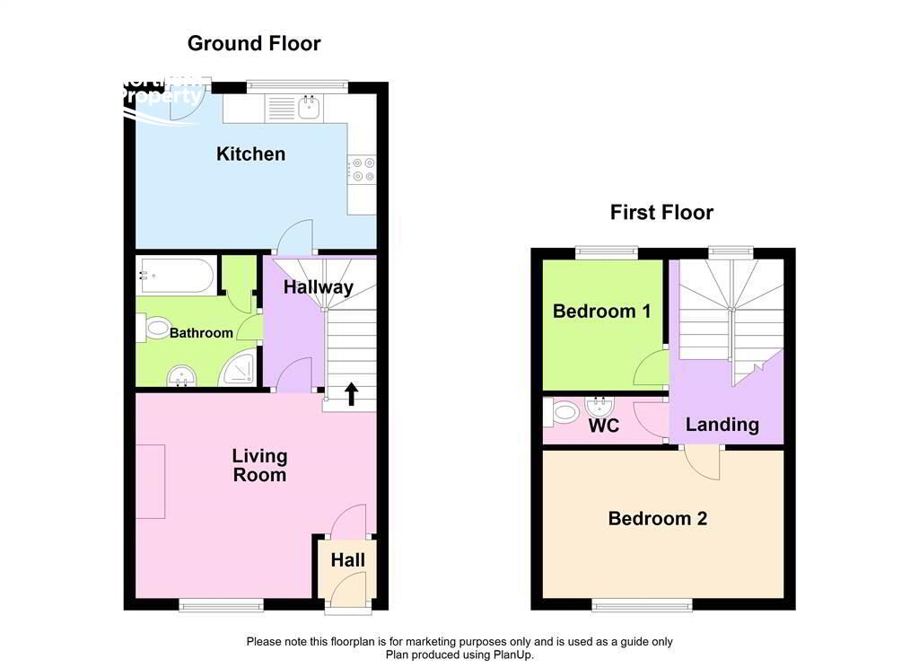 Floorplan 1 of 1 Victoria Gardens, Dunmurry, Belfast