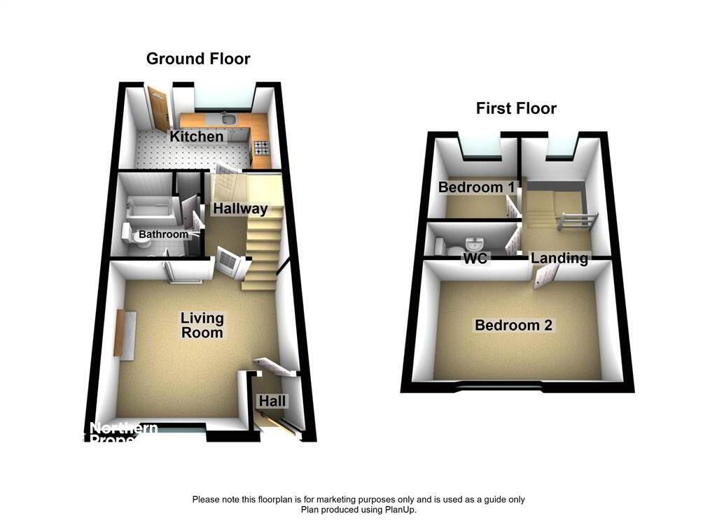 Floorplan 2 of 1 Victoria Gardens, Dunmurry, Belfast