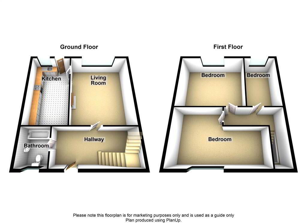 Floorplan 1 of 2 Ballymurphy Crescent, Belfast