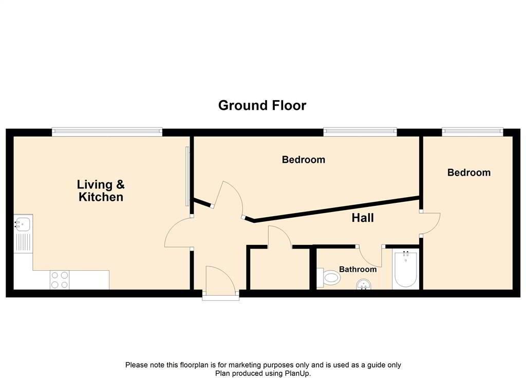 Floorplan 1 of Apt 2, 42 St Marys Gardens, Falls Road, Belfast