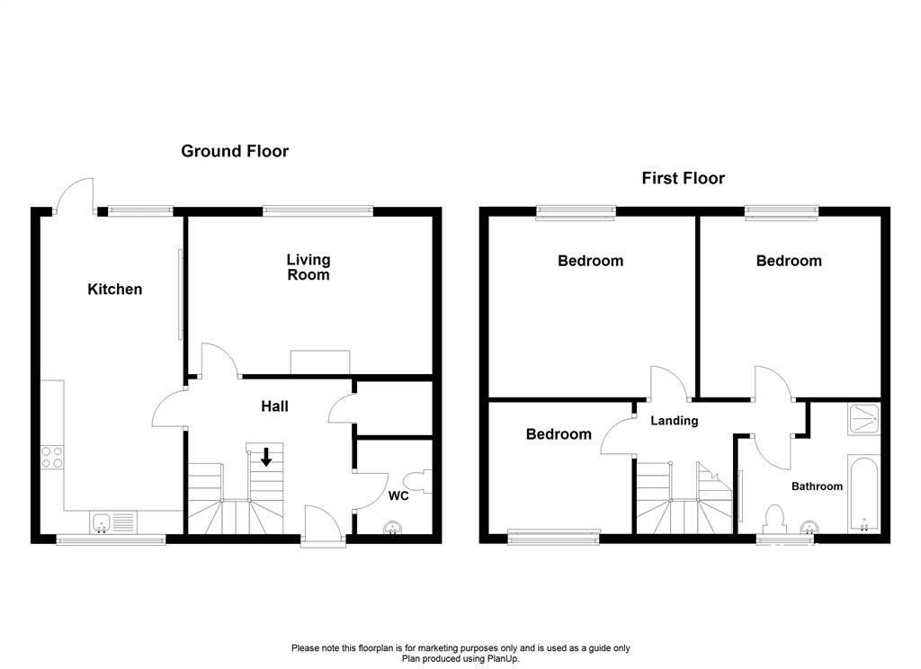 Floorplan 1 of 2 Glenwood Drive, Belfast