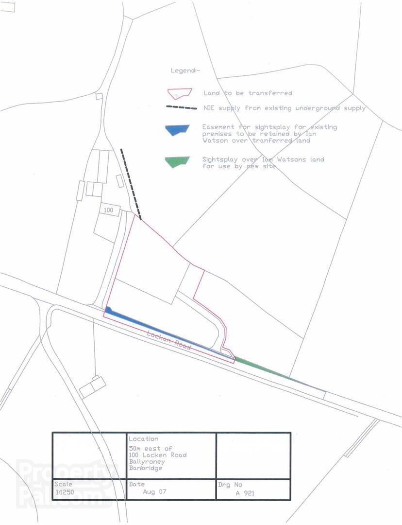 Freehold Building Site, 50m East Of, 100 Lackan Road 1 of 4