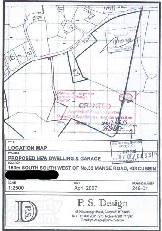 Site 150m SSW Of, 33 Manse Road 4 of 7