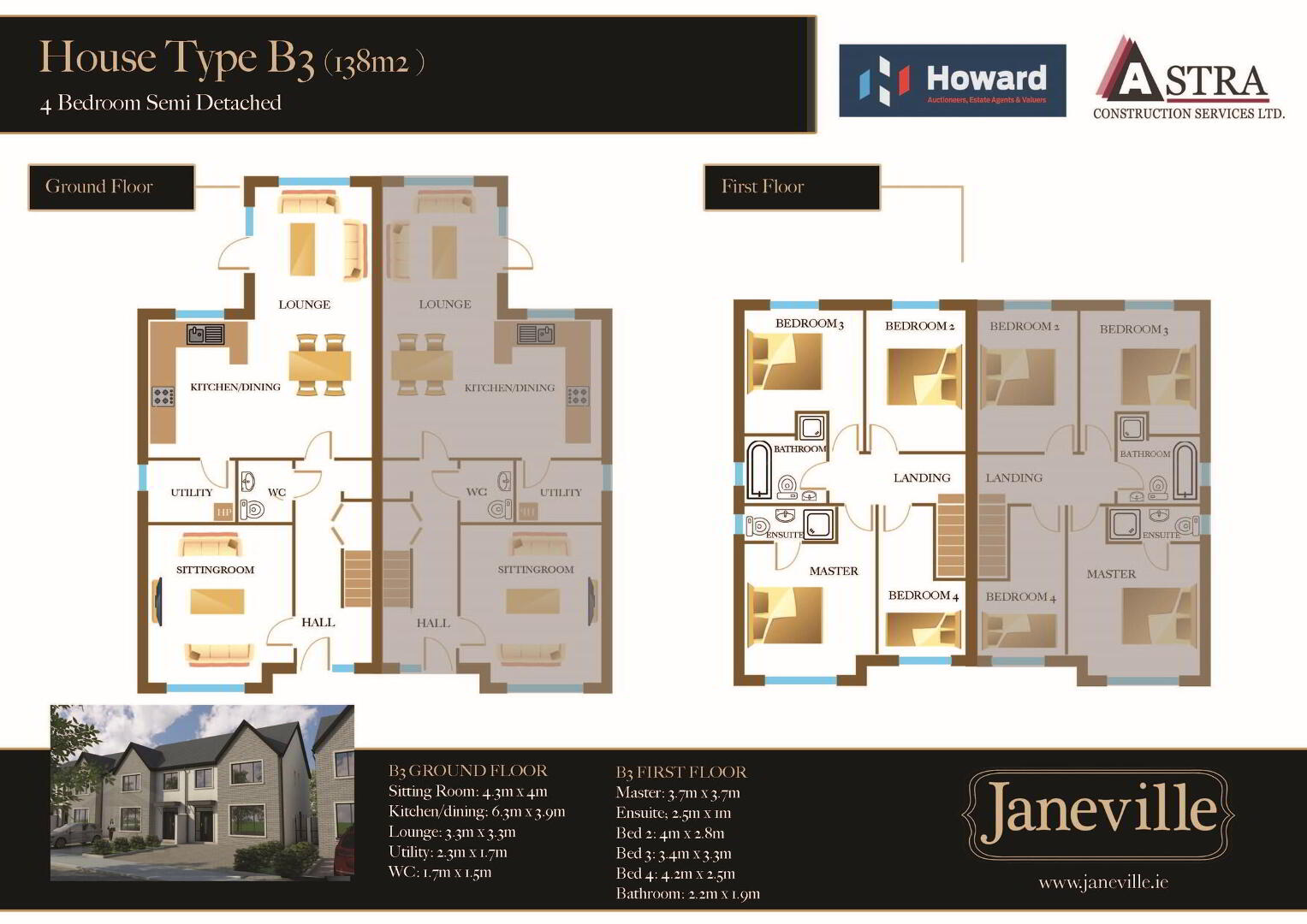 4 Bed Semi Detached 3 of 6