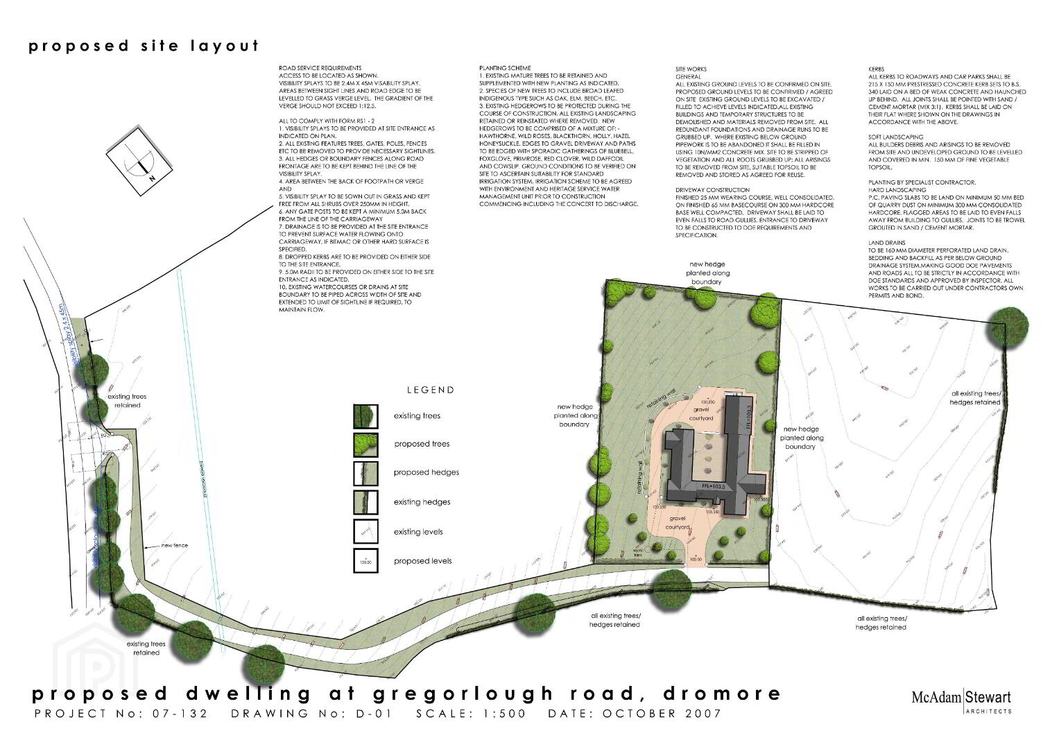 Building Site, 160 M West Of 3 of 10