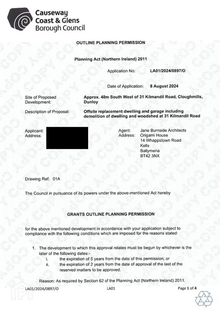Site With Land, Approx. 48m South West Of, 31 Kilmandil Road 10 of 10