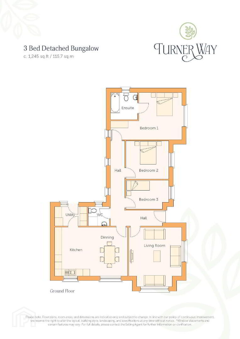 3 Bed Detached Bungalow Type C 3 of 4