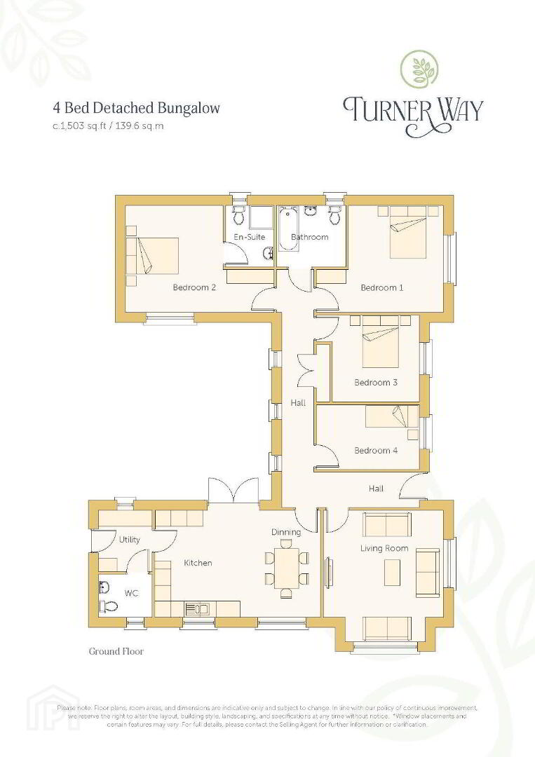 4 Bed Detached Bungalow Type D 3 of 5