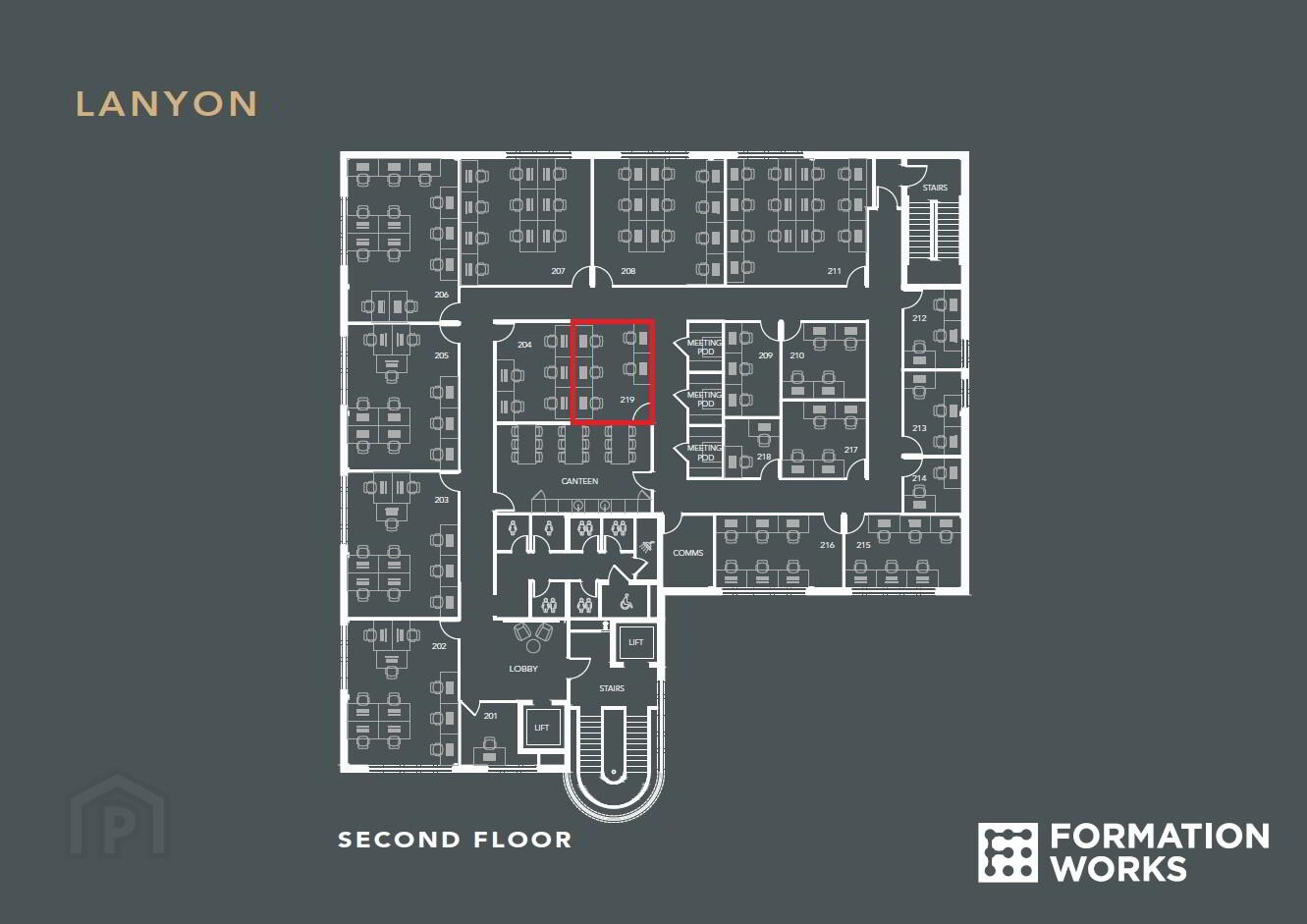 Formation Works, Lanyon, Suite 219 8 of 8