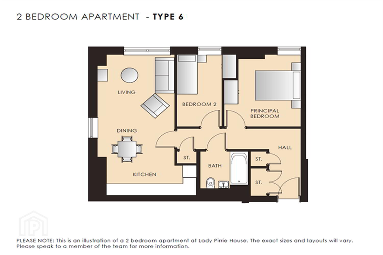 Lady Pirrie House, 2 Bedroom Apartment (DMR) 17 of 18