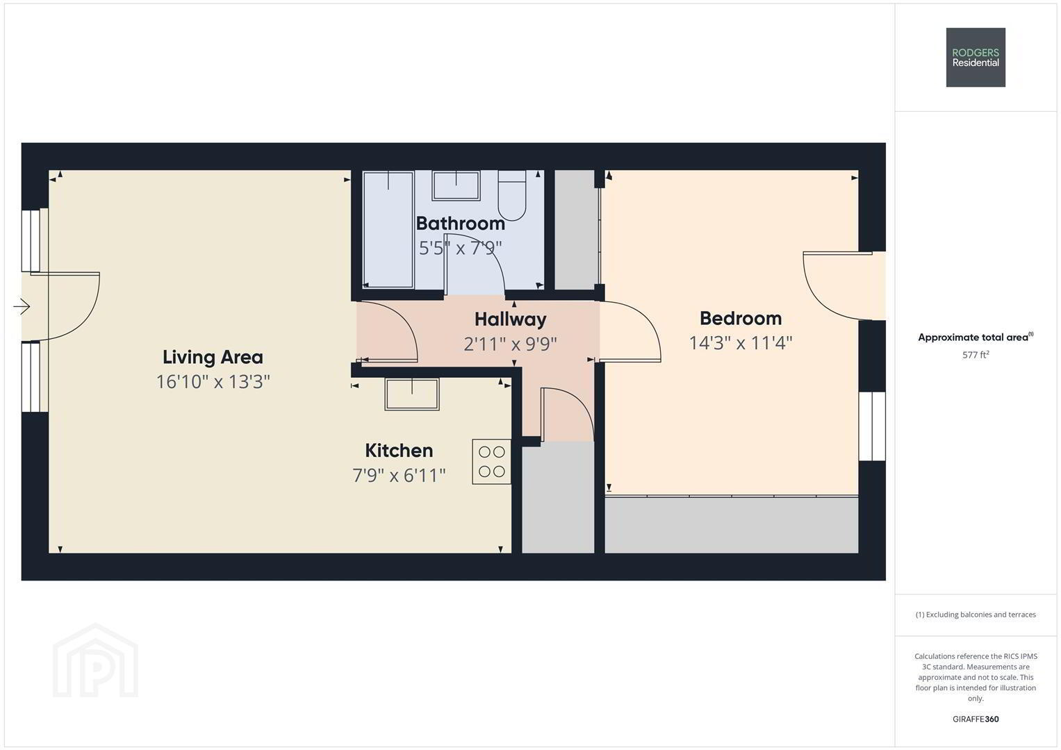 Apt 3, Byron Court 21 of 22