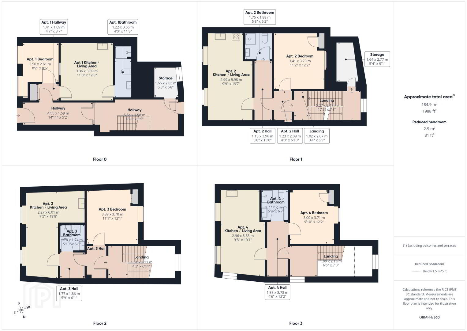 4 Apartments, 6 Henrietta Street 50 of 50