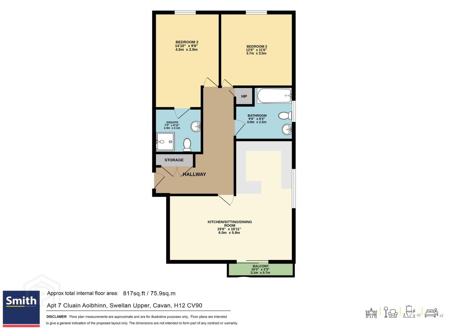 Apt 7, Cluain Aoibhinn Court 22 of 22