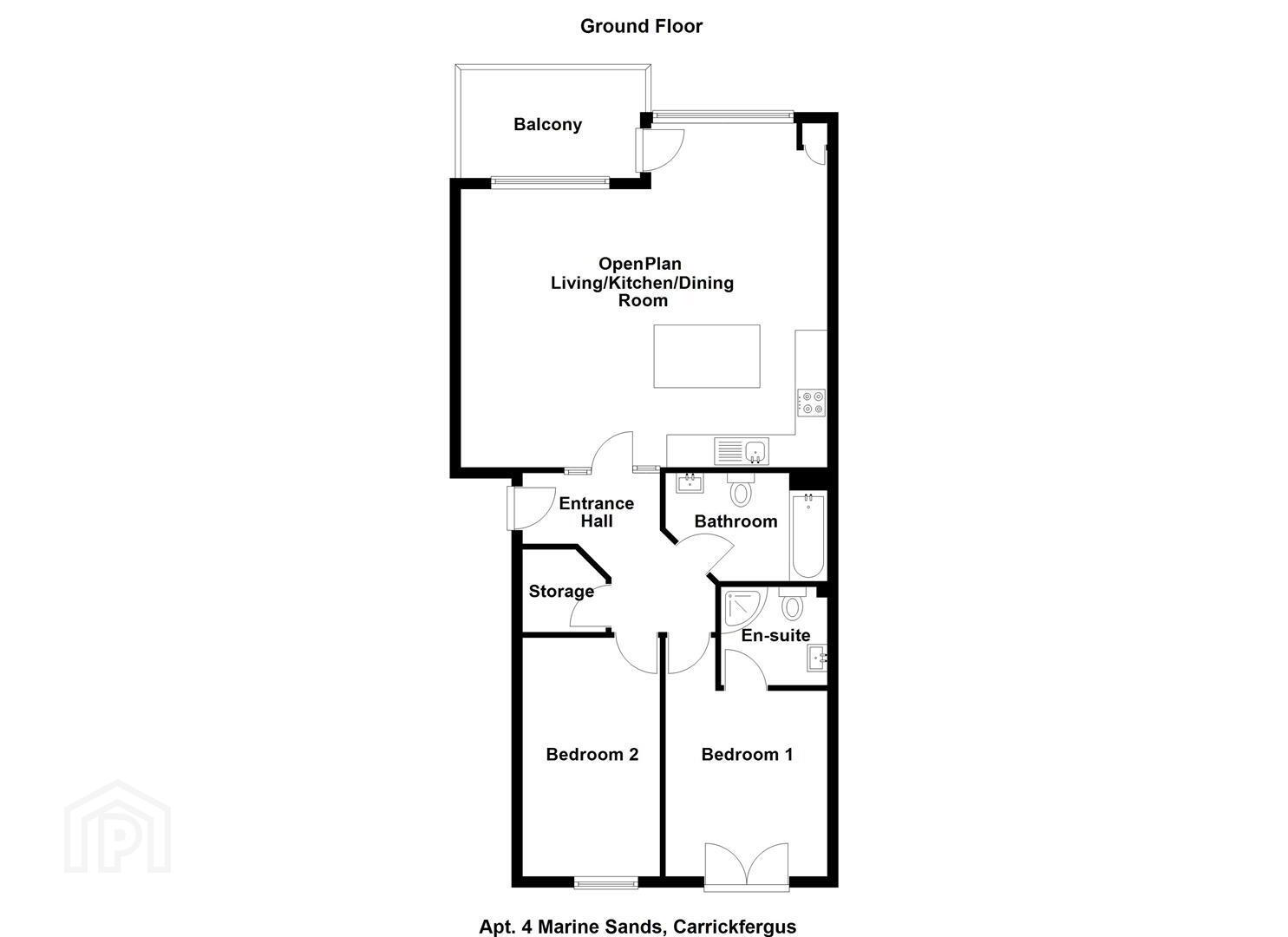 Apartment 4 Marine Sands 82 Belfast Road 3 of 30