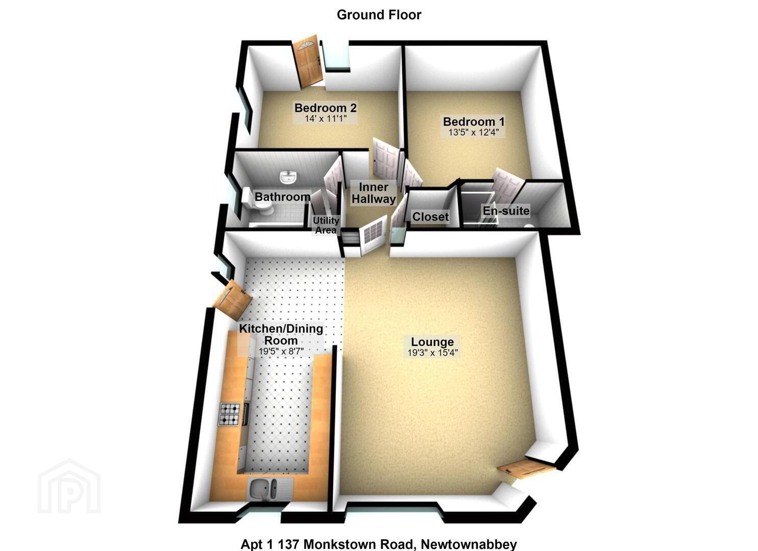 Apt 1, 137 Monkstown Road 24 of 24