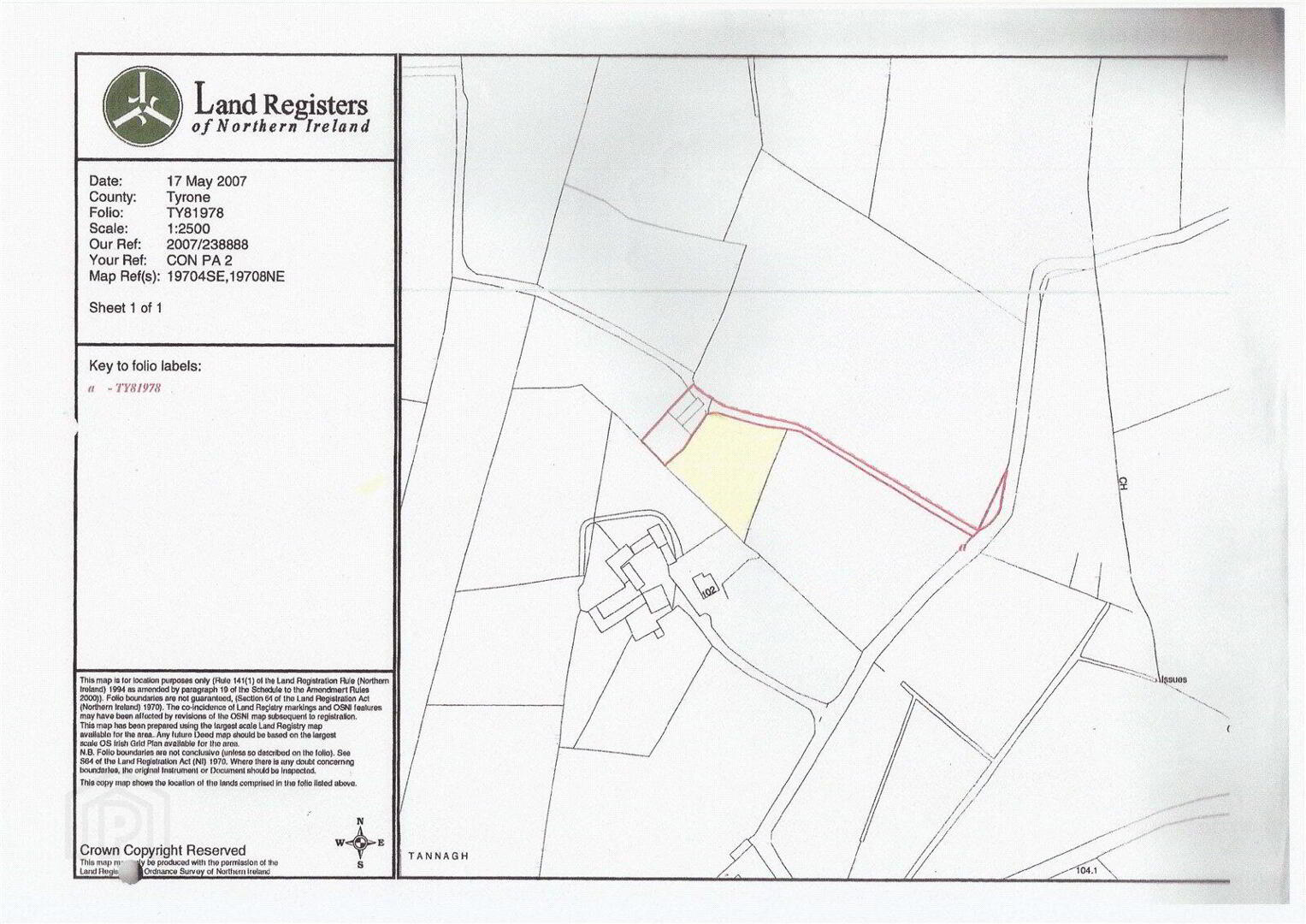 Plot 80m North Of, 102 Rehaghy Road 2 of 2